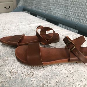 Buckle Strap Flat Sandals